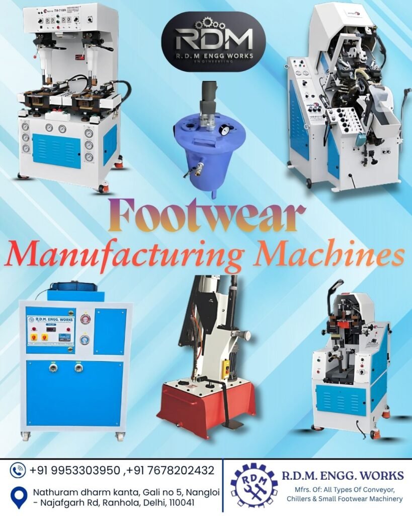 Complete Shoes and Footwear Manufacturing Machines in Delhi