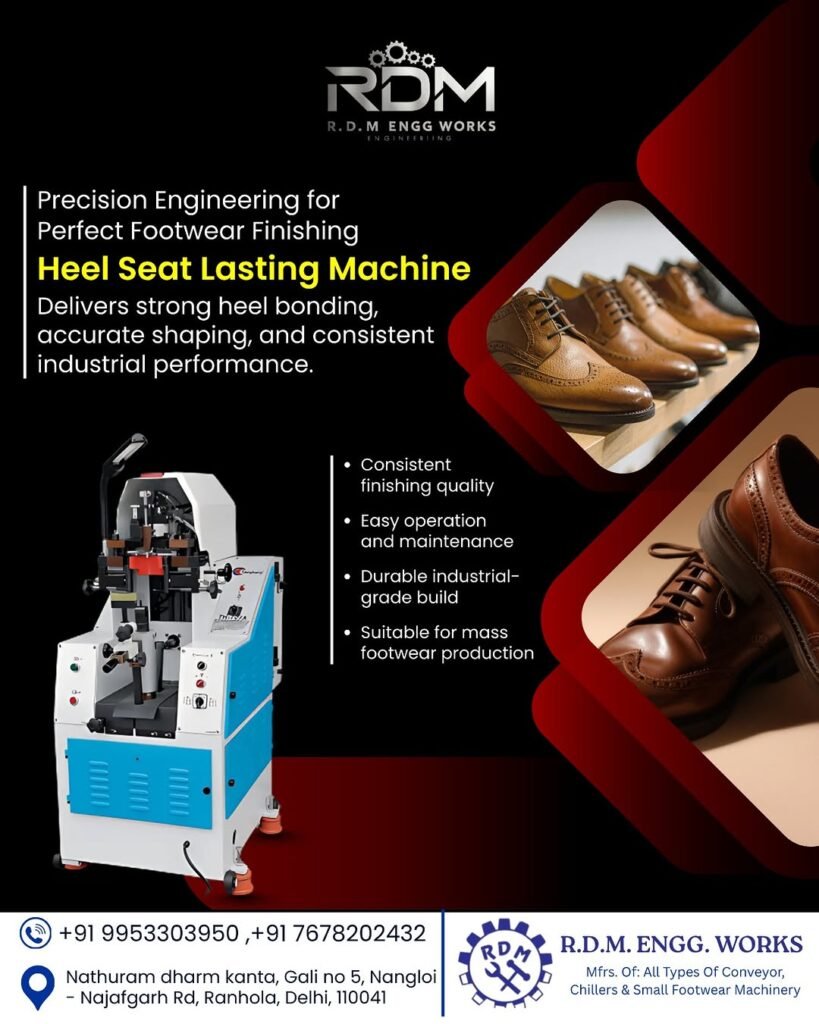 Heel Seat Lasting Machine for Shoes in Delhi
